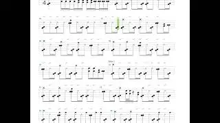 Wuthering Heights + Angra + Drum only + Drum tab