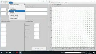 Ecuaciones diferenciales con Pplane