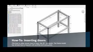 How To Insert Doors with FRAMEpro, the Intelligent CAD plug-in