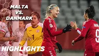 Malta - Danmark 0-8 I Otte vidunderlige mål mod Malta