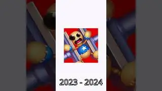 Evolution of Kick the Buddy's App Icons (2017-Present) #kickthebuddy #shorts