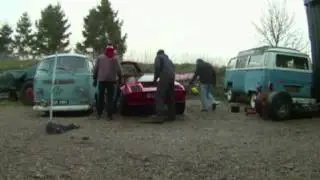 Re-uniting the Embeesea Charger body with the Beetle chassis in time lapse