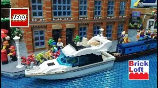 Lego City Motor Yacht MOC Remodelled with full interior 