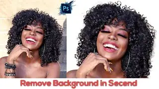 Remove Background (& Hair) FAST in Adobe Photoshop/Hindi/Hair remove/ photoediting/Background Remove