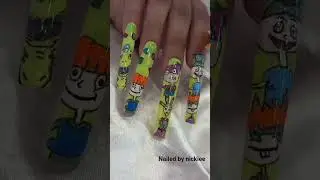 💚🧡#nailart #likeforlikes #nail2inspire #youtubeshorts #naildesign