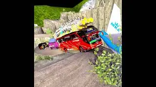 Overload Bus Driving in Most Dangerous Extreme Road #Part63 | Euro Truck Simulator 2 part 93