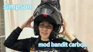 Simpson mod bandit carbon helmet
