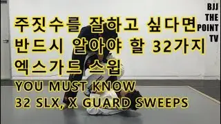 주짓수를 잘하고 싶다면 알아야 할 32가지 엑스 가드 , 싱글 엑스 가드 스윕 / X guard, Single x guard sweeps / BJJ The Point TV