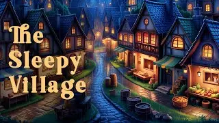 🌙The Voice That Melts Stress Away | Deep Sleep Story😴+ Fire Sound  ''The Village of Sleep'' NO ADS
