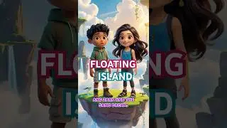 Ethan & Zara&rsquo;s Floating Island Adventure 🏝️✨ | AI-Animated Kids' Story About Bravery!