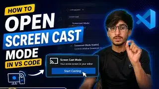 How to Enable Screen Cast Mode in VS Code | VSCode Tips & Tricks for HTML Developers Code with RAZIQ