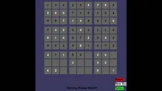 Sudoku GUI Game with Random Sudoku Generator and Sudoku Solver using Python and Data Structure Stack