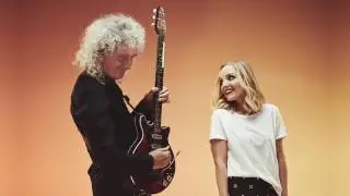 Brian May & Kerry Ellis with Caroline Fleck Downtown Radio Belfast 04042017
