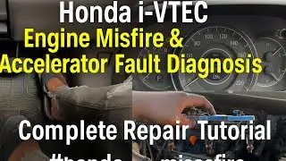 Диагностика пропусков зажигания и неисправностей акселератора двигателя Honda i-VTEC | Полное рук...