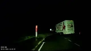 Jaw-Dropping Moment Moving Van Knocked Over by Storm Goretti's Fierce Winds