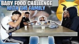 ЧЕЛЛЕНДЖ С ДЕТСКИМ ПИТАНИЕМ ДЛЯ ВСЕЙ СЕМЬИ‼️😮(Меня вырвало 🤮🥴)