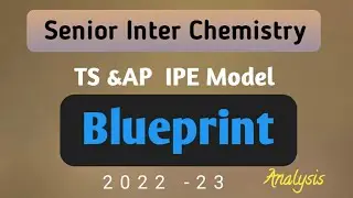 Inter 2nd year Chemistry Blueprint||TS and AP || #ChemistryBluePrint| #SeniorInterChemistryBlueprint