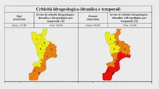 ALLARME ROSSO IN CALABRIA PER IL CICLONE 