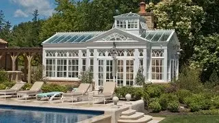 Raised Lantern Pool House Conservatory