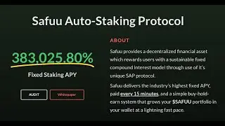 Safuu Review | Insane 383,000% APY - legit or bust?
