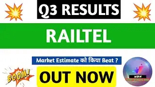 Railtel Q3 Results 2026 | Railtel Results Today | Railtel Share News Today | Railtel Share News