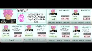 Roblox - Review Goku Black Pink Khi C&oacute; Orb