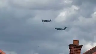 Queen's Platinum Jubilee Fly Past in Havering