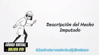 Sobre la Imputaci&oacute;n Formal, emitido por el Ministerio Publico, en Bolivia.