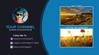 Youtube End  Screen Design in After Effects Tutorial in Hindi / urdu