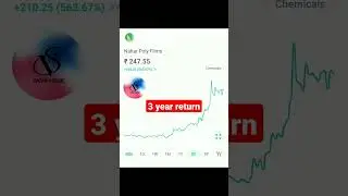 Nahar poly films stock 3 year return. #shorts #sharemarket #hacks #fact #tips #trick #stocks #profit