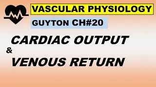 Ch#20 Physiology Guyton | Cardiac Output & Venous Return | Dr Asif Lectures