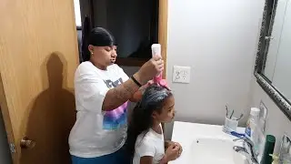 PUTTING NAIR IN MY STEP DAUGHTER HAIR *BAD IDEA*