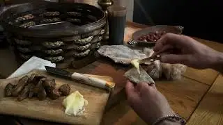 Dark Rye Viking Flatbread! #norse #history #culture