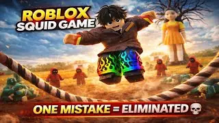 Roblox Squid Game Jump Rope 😱 | Impossible Level Challenge 🔥 (Noob vs Pro) #roblox #viral #games