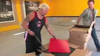 Guy Fieri's Garage Mahal makeover featuring Tuff Seal Tile