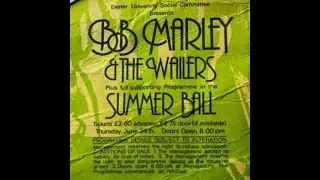Bob Marley & The Wailers: 1976/06/24 @ Great Hall - University of Exeter *Rat Race Medley*