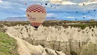 Turkey Day 4 | Cappadocia hot-air balloon ride | Paşabağ Valley | Mushroom valley | Fairy chimneys