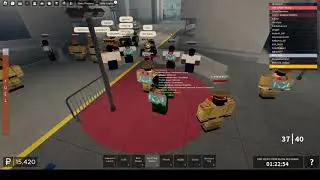 Guarding many VIP's, in the (NEW MILITARY SIMULATOR UPDATE) Look at my new hat.