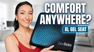 Сидите удобно где угодно! Гелевая подушка на сиденье ZenBloks &mdash; XL Extra Thick для офисных кресел, сидений грузовиков и автомобилей