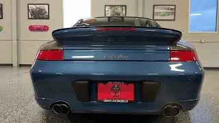 PCARMARKET Auction: Cold Start - 26k-Mile PTS Denim Blue 2001 Porsche 996 Turbo Coupe 6-Speed