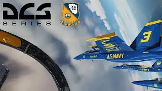 DCS World Blue Angels : Lead Solo #5 Helmet Cam / Solos Practice 10/28/2024