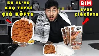 BİM ve ÇİĞKÖFTECİ FİYATINA NE KADAR ÇİĞ KÖFTE YAPILIR! (YEMEK)