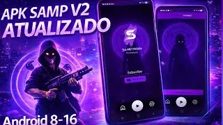 SAIU😱 NOVO APK SAMP V2 ATUALIZADO, ANDROID 8-16 COM SUPORTE LOCK ON AML CLEO 4 DEDOS...