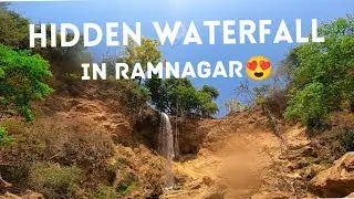 Hidden waterfall in Ramnagar 😍
