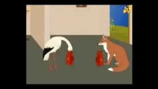 The fox and the stork - Small stories for kids video - Aesops fables