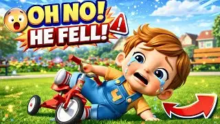 Don&rsquo;t Cry! 🚲💛 Boo Boo Song for Kids | Mommy Cares & Bike Safety | Fun Nursery Rhymes