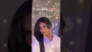 life , before & after NIFT. | #NIFT #fashion #makeup #shortvideo #viralvideo #viralshort #trending