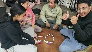 Move three stick and put the object inside the house challenge 