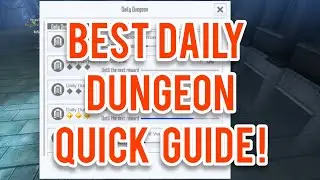 [SAOIF] Best Daily Dungeon for newbie !!