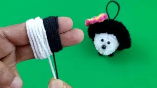 Amazing  make a Cute Pompom Hedgehog of Yarn